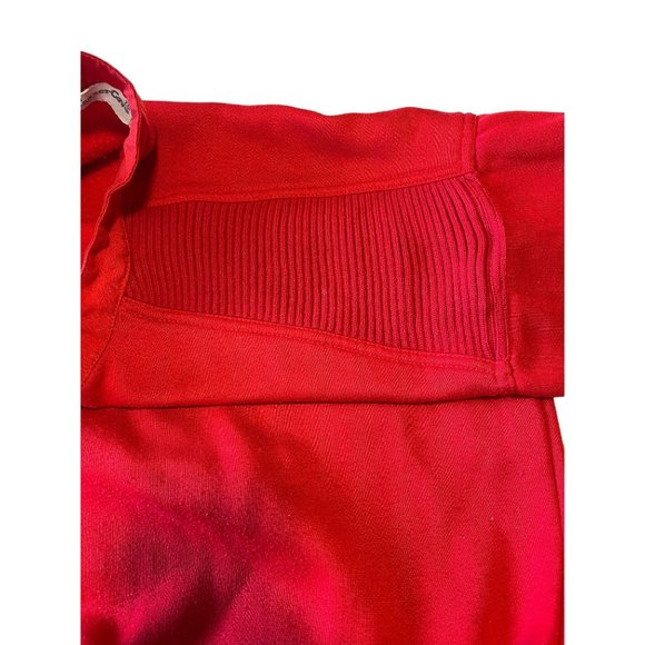 VINTAGE Copper Cove Red 80's Sweater Sweatshirt Fleece Medium - Picture 10 of 13